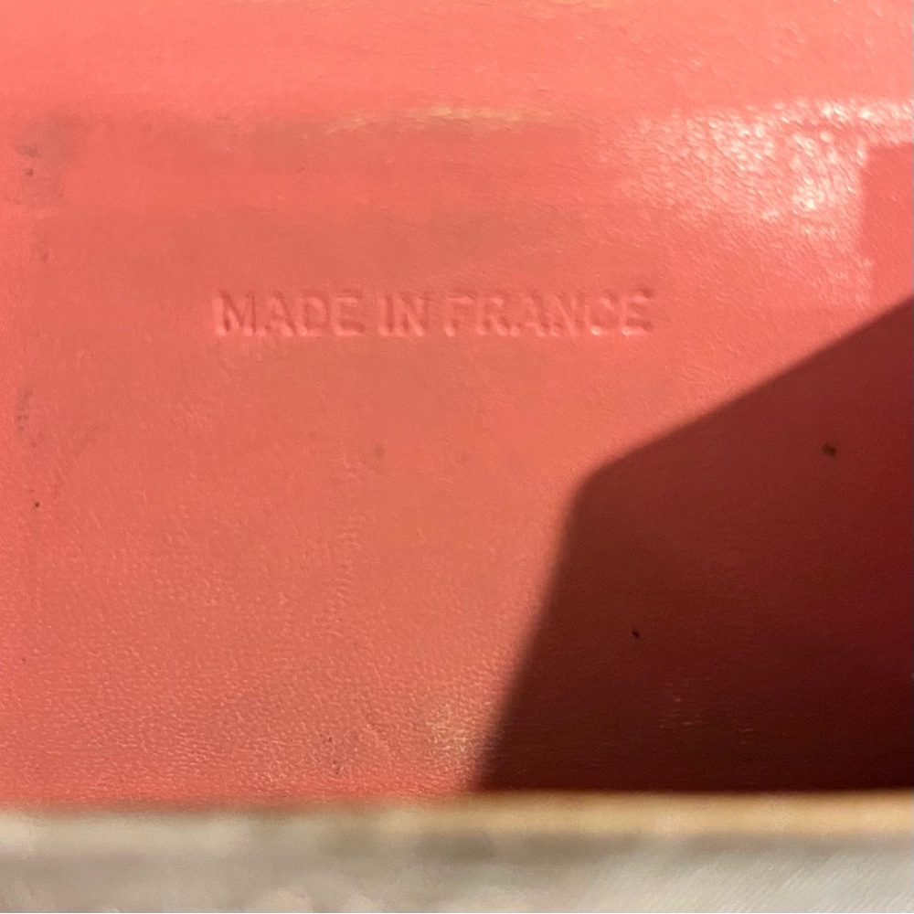 CHANEL- Vintage Coco Mark Enamel Flap Wallet Chestnut/Orange- MADE IN FRANCE - Picture 9 of 12